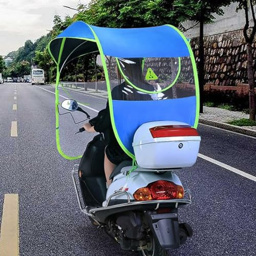 Universelles wasserdichtes faltbares Vordach für Mobilitätsroller und Motorräder, vollständig geschlossener Regenschutz für Allwetterschutz