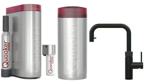 Quooker Flex Square | COMBI+ | CUBE & Filter | schwarz