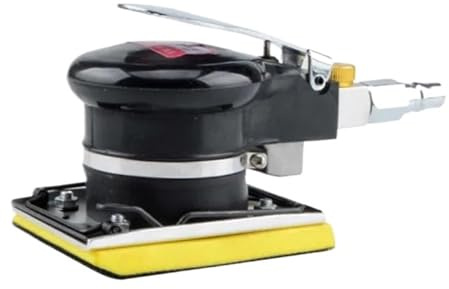 Triangle Pneumatic Sandpaper Machine Flapping Sander Eccentric Sheet Metal Polishing Tool Versatile Applications(75 100mm Long)