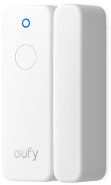 eufy Entry Sensor E20, Dual-Side Detection, Convenient Bypass Button, Extended Battery Life, Long Communication Range, Requires a EU version of HomeBase 2, 3, Mini, or Pro