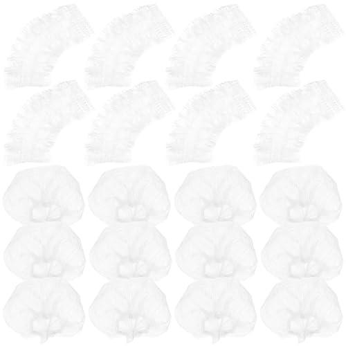 ARTIBETTER Copriorecchie Trasparente Monouso 200 Pezzi, Cuffia Auricolare Elastica per Doccia, Protezione Orecchie per Tinture Chioma e Uso Bagno, Taglia Unica Unisex, Adatta Casa e Salone