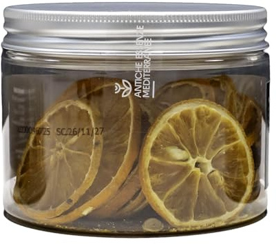 Rondelle di Arancia Disidratata 50 g – Fette di Arancia Essiccata per Cocktail, Tè e Tisane – Decorazione Gourmet per Drink e Dolci – Aroma Agrumato Intenso