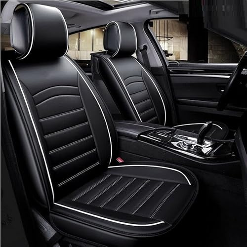 flexzon Universal wrinkle-free black comfortable pu leather luxury front car seat covers