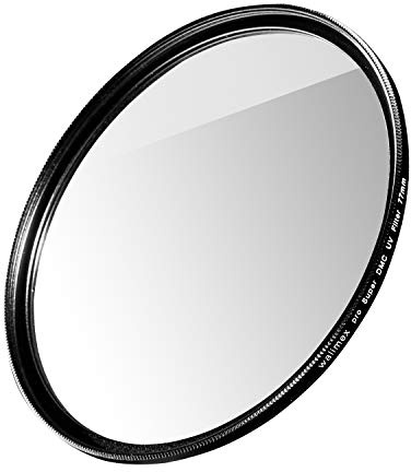 Walimex pro UV-Filter Slim Super DMC 77mm - besonders hochwertiger UV Filter Objektivfilter, Slim nur 2,5 mm,16x Super DMC Vergütung, für Objektivschutz und brilliante Farben, mit Box