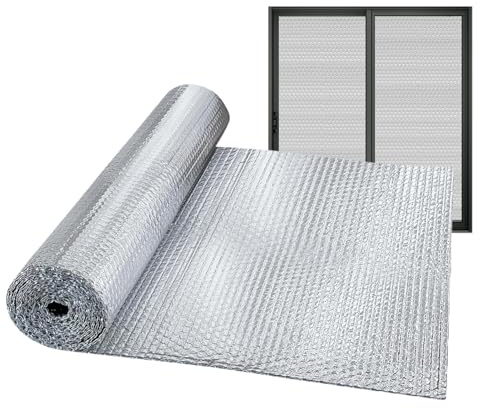CGACCSD Reflektierende Folienisolierung - Wasserdichte Thermische Noppenisolierfolie Für Wärmedämmung | Dämmung Aus Aluminiumfolie Und Luftpolsterfolie | Für Die Dächer Von Wohnmobilen,