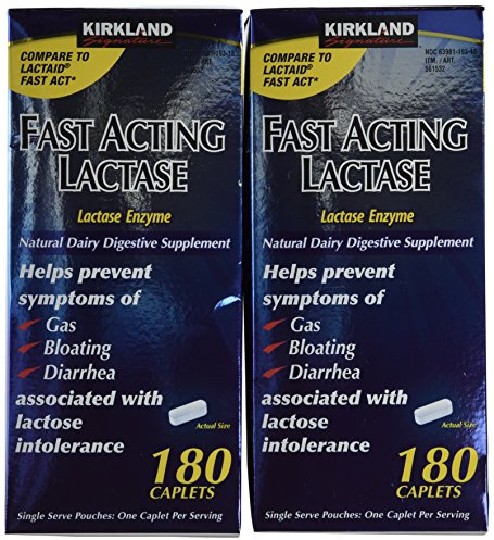 Kirkland Signature Fast Acting Lactase, , 360 Ct Caplets by Kirkland Signature