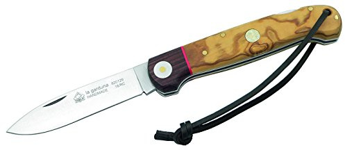 PUMA IP Erwachsene LA GARDUA, Jagdtaschenmesser, rostfrei, Back Lock, Olivenholzschalen, Palisanderbacken, Fangriemenöse Jagd-taschenmesser, Mehrfarbig, One Size, 321111