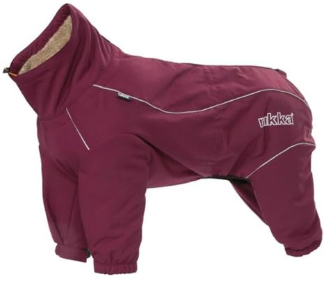 Rukka Pets Thermo-Hundejacke, winddicht, Weinrot