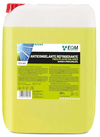 EQM - ECO-601 - Fluido di trasferimento del Calore a Base di glicole propilenico - 20L - Refrigerante-Antigelo per Pannelli solari