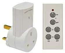 Eagle 1 Way Remote Control Mains Socket Set