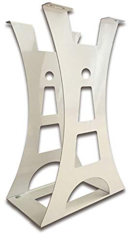 TOMYEUS Soporte CPU Bajo Mesa Titular de la CPU bajo Cuna de Mesa Ajustable Wall PC Montaje suspendido Diseño Bastidor del chasis Soporte Base chasis de Escritorio Percha Abierto Soporte para CPU