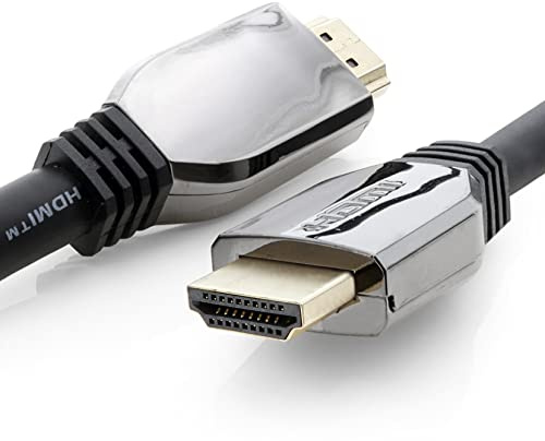 1aTTack.de 1x 1,5m 10K Premium Ultra High Speed HDMI Kabel with Ethernet bis zu 48 Gbit/s für High End Anwendungen - getestet nach HDMI 2.1 Prüfspezifikation - schwarz - 1 Stück