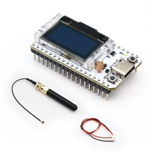 APKLVSR LoRa ESP Entwicklungsplatine,LoRa V3 Meshtastic Board mit OLED Display und Antenne USB C Dual-Core IOT Board 240MHz Bluetooth WiFi Modul 863 928MHz für Arduino