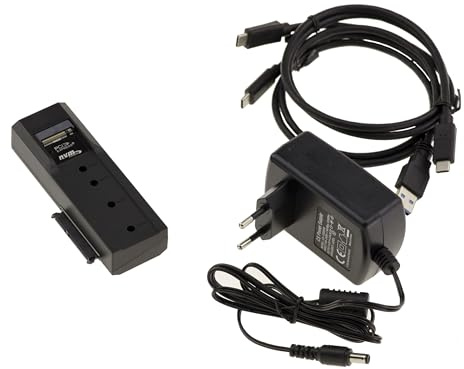 KALEA-INFORMATIQUE USB-Dock-Adapter zum Lesen oder Klonen zwischen Einer SATA-Festplatte und Einer M2 NVMe SSD, USB3.1 10G-Verbindung.