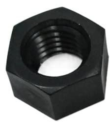 50 Stück DIN934 M2 M2.5 M3 M4 M5 M6 M8 Schwarze Nylon-Sechskantmutter Sechskant-Kunststoffmuttern (Size : M8)