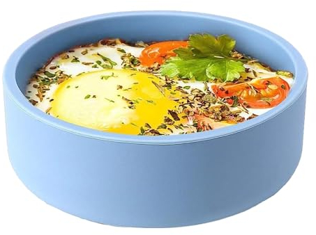 Contenitori per Alimenti 1/2 Pezzi Cuociuova in Camicia - Cuociuova strapazzate Uovo in Camicia Friggitrice ad Aria Padella per Uova Resistente Forno a microonde Cuociuova per nego