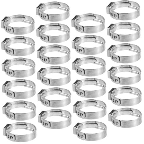 CIYODO 30pcs Cinch Clamps Single Ear Clamp for Fitting for Secure Fit in Plumbing