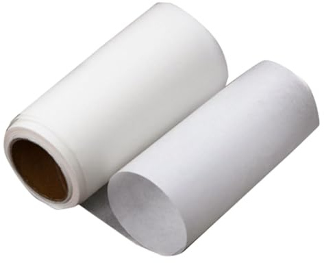Papel Desechable para Desmoldar Pasteles 1 Rollo de Papel Blanco