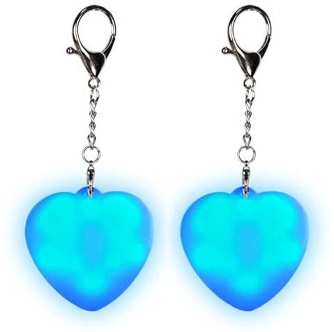 Luces bolso para el interior del bolso | Luz bolsos 2 piezas para bolsos | Love Wallet Tote Bag Luces con detección táctil | Bo-lso Touch Corazón Claro | Lámpara Led con forma corazón para mujer