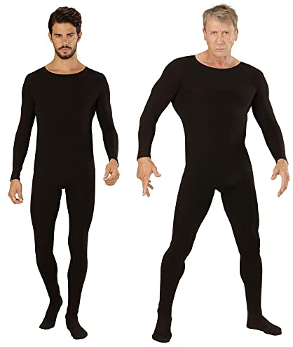 W WIDMANN MILANO Party Fashion - Herren Body, elastischer Ganzkörperanzug aus Stretch, Kostüm für Karneval, Bühne und Show