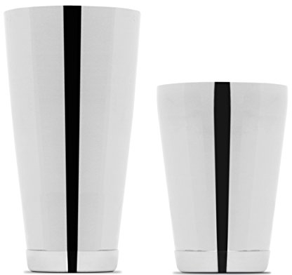 Juego de coctelera Boston de Kotai (pesado) (plata)