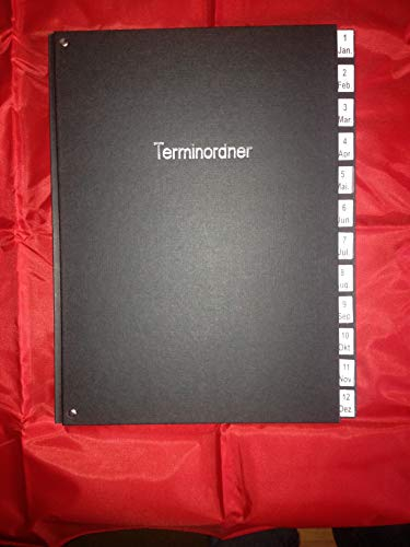 Pultordner 1-12, schwarz