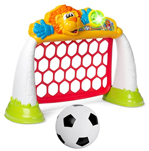Chicco Porta da Calcio per Bambini Goal League PRO, Gioco Elettronico e Interattivo, Tabellone con Luci e Suoni, 3 modalità di Gioco, Palla di Plastica Morbida Inclusa, Giochi per Bambini 2-5 Anni