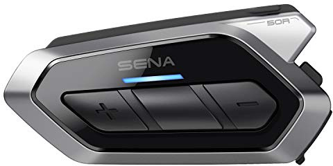 Sena 50R Low Profile Motorcycle Bluetooth Communication System with Mesh 2.0 Intercom