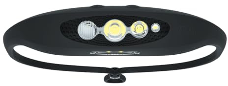 Knog 12400 Unisex – Erwachsene BILBY Stirnlampe, Black, One Size