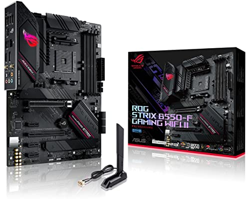 ASUS ROG STRIX B550-F GAMING WIFI II - Motherboard - ATX - Socket AM4 - AMD B550 Chipset - USB-C Gen2, USB 3.2 Gen 1