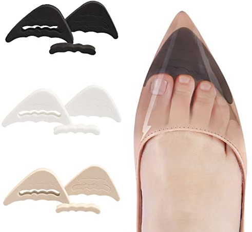 Insert Orteil, Coussinet Chaussure, Coussinet Chaussure Trop Grande, Coussinet D'ajustement Chaussures, Rembourrage de chaussure, Orteil inserts de Remplissage de la Chaussure, 3 Paires