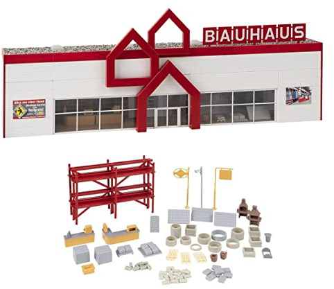 Baumarkt, Reliefmodell Systembau, Rot/Ausflug, Einfarbig (Getaway Solids)