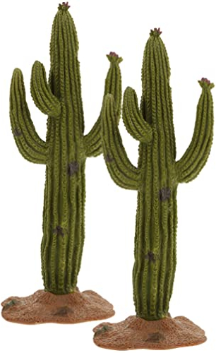 HOMSFOU 2pezzi Cactus Ornament Per Decorazione Casa e Paesaggio Piante Grasse Artificiali Per Ufficio e Originale