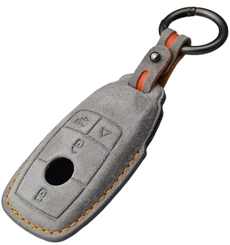 Nubuck Leather Key Cover for Mercedes-Benz A C E S CLA CLS GLA GLB GLC GLE GLS G Glass