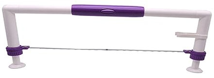 predolo Cortador Nivelador de Pasteles Ajustable Suministros para Hornear Herramienta de Cocina Herramienta para Hornear Tortas Plegables Cortador de Capas He, Grande, Individual