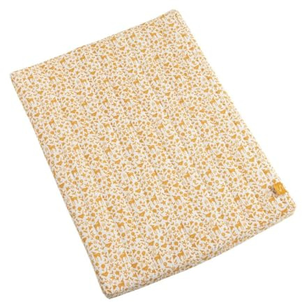 Sauthon Wickelauflage + Frottee-Handtuch Spazieren | 100 % Baumwolle, maschinenwaschbar zur Geburt | 68 x 52 cm