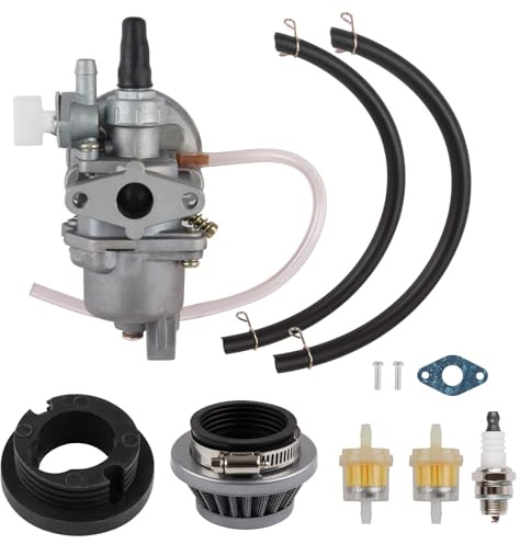 DOCAS PZ13 13 mm Vergaser für 43 cc 47 cc 49 cc 2-Takt-Motor Mini Moto Pocket Bike ATV Quad Go Kart Moped Chopper Dirt Bike Motorrad Roller