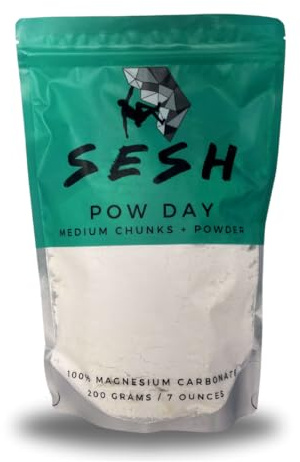 Sesh Climbing Chalk - Premium Magnesium Carbonate Hand Chalk for Climbing, Lifting, Gymnastics, and Weightlifting