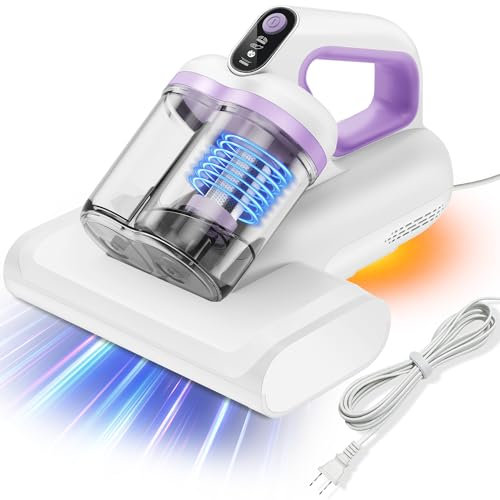 Boolean Cloud Aspiratore per materassi, aspirapolvere acari con luce UV, 15 kpa forte aspirazione per materassi con vento caldo, per combattere gli acari della polvere