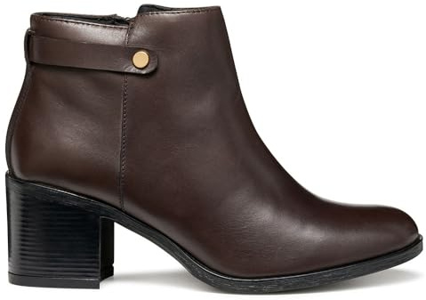 Geox D New Asheel, Stivale alla Caviglia Donna