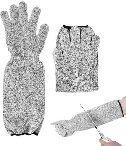 Guantes De Protección De Trabajo - Guantes Anticortes, Guantes De Seguridad Industrial | Guantes De Protección De Manos Resistentes A Cortes, Guantes De Seguridad Antideslizantes Cómodos Para El