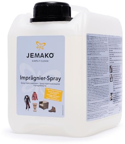 JEMAKO Imprägnier-Spray Schutz vor Nässe und Verschmutzungen, 2 l-Kanister inkl. Mikrofasertuch