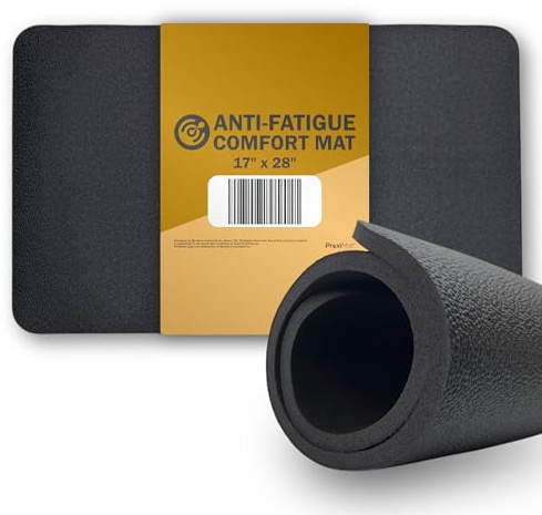 Proximat Steh-Komfortmatte, 43,2 x 71,1 cm, Anti-Ermüdungs-Schaumstoff, Bodenmatte für Schreibtisch, Zuhause, Büro, Küche, Stehschreibtischunterlage und Küchenbodenmatte
