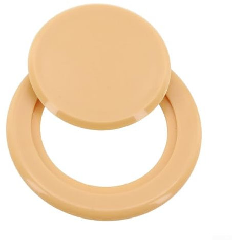 Gdfnmogo Gartenschirm-Loch-Abdeckungs-Set, Terrassentisch-Sonnenschirmzubehör, 5,1 cm PVC-Kunststoff, Gartenmöbelschutz für 5–6 mm Glas-Tischplatte (1 Stück)