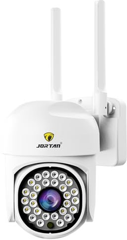 Jortan Tech JTZ-8161QJ Telecamera monoculare convenzionale a cupola con rotazione orizzontale e verticale, visione notturna, audio bidirezionale e cloud storage per la sicurezza completa