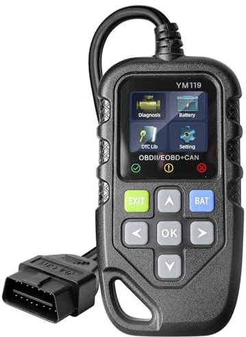 OBD2 Diagnosegerät: Diagnosegerät Auto OBDII Motor Fehlercodeleser Auto Auslesegerät OBD2 Diagnosegerät für Alle Fahrzeuge, 13 Sprachen, KFZ-Fehlercode-Lesegerät, Vollständige OBD2 Funktionen