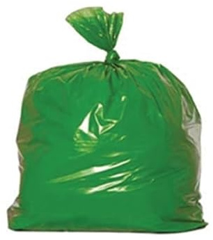 Green Refuse Sacks Strong Resistant Waste Bags 90L Capacity Multiuse 200 bags (4x50)