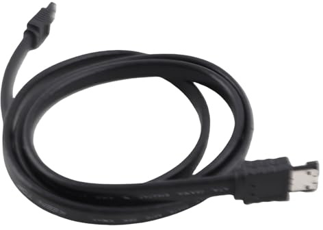 Eminchu ESATA Till Hankabel Snabb 3Gbps Dataöverföring för Extern Hårddisk, Skärmad Förlängare för SATAII-hårddiskar, 50 Cm (100 cm)