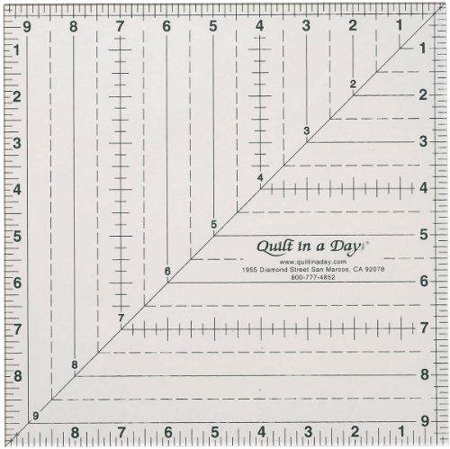 Quilt in a Day 9 1/2 Inch by 9 1/2 Inch Square Up Ruler