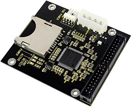 Desconocido SD To 3.5 40Pin Male IDE Hard Disk Drive Adapter Card 3.5 IDE